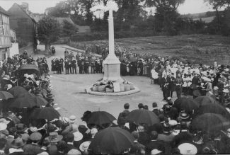 The War Memorial unveiled.