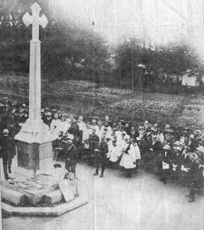 Unveiling Ceremony WW1 Memorial.  30 May 1920. | Southend Standard.