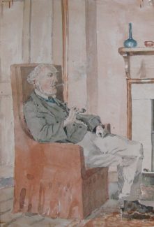 Joseph Augustus Browne painted by Charles Archibald Nicholson