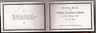 A. W. Alden & Sons Memorial Card | Medals of England