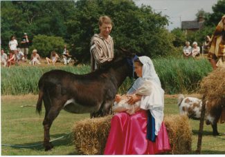 Mary and Joseph taking time out Mary and Joseph taking time out | Sue Wise