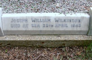 Grave of Joseph William Wilkinson. | Ronnie Pigram.