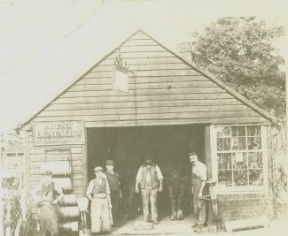 Outside the Blacksmith shop | Michael Walsh