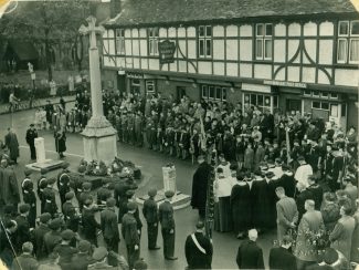 Armistice Day 1948 as seen from The Clock House Cafe | Bernard Hagon