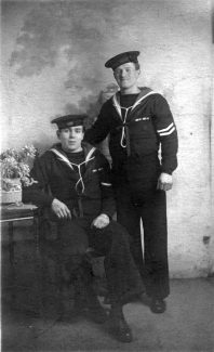 Thomas Arthur Jobbins is the sailor on the right | Slav