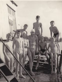 Swimmers in Benfleet Creek | Peter Gillard