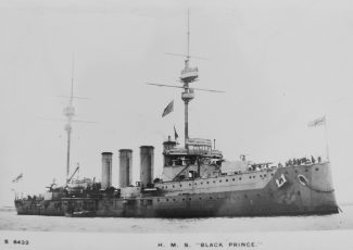 Postcard of H.M.S. Black Prince. | Unknown.