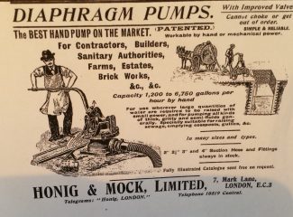 Water Pump advertisement | Kelly's Directory 1922