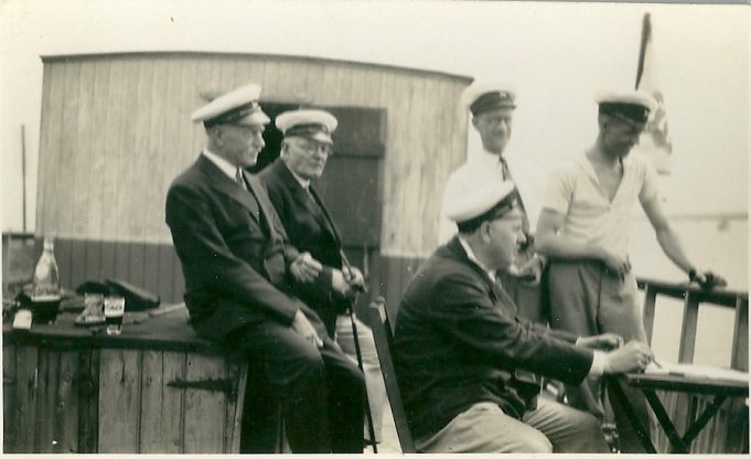 Race officials aboard the 'Soar'. | Gilbert Wines