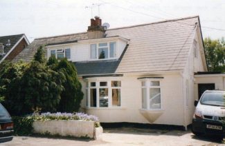 The location of the bungalow.  This photo taken in 2006. | Betty Turpin nee Light