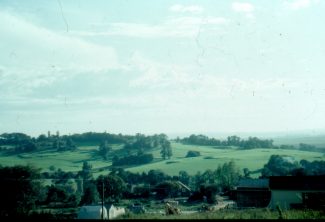 Photo taken fom Hill Road/Southwell Road in the  late 1960s/early 1970s. The chalet, lower centre in the picture stands on the corner of Hill Road/Fernlea Road. | Harry Emery