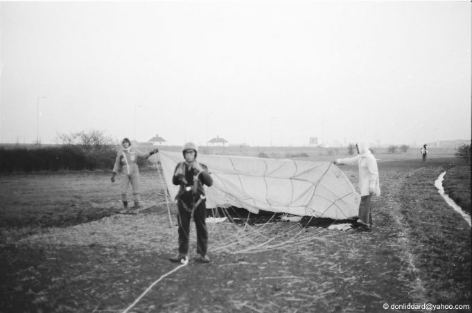 Ted parascending on Canvey | Don Liddard