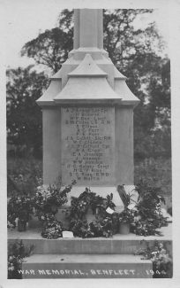 WW1 Memorial Photographic Postcard. No. 1944. | By kind permission of Mr. Alan Cooper.