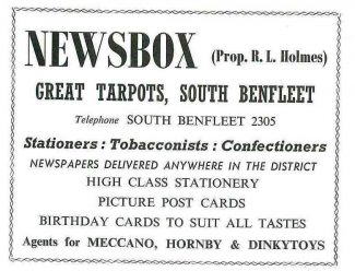 Advertisement for Newsbox Advertisement for Newsbox | B.U.D.C. booklet dated 1962