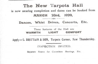 The Tarpots Hall