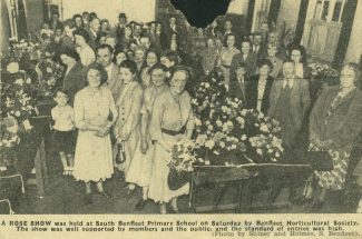 A Rose Show. | Shiner and Holmes.  South Benfleet.  Press cutting by kind permission of Yvette Layzell.