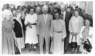 Joint retirement party for Dr Helen Wessels and Dr Ralph Taylor at the Rushbottom Lane surgery. July 1988. | © Echo Newspapers