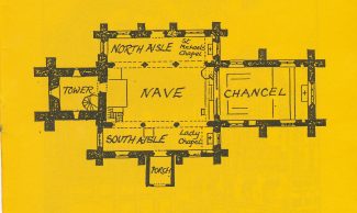 Floor plan drawn by Sir Charles Nicholson