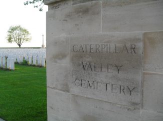 Caterpillar Valley Cemetery.  France. | Copyright.  Mr. Alan Cooper.