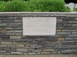 St. Leger British Cemetery.  France. | Copyright.  Mr. Alan Cooper.