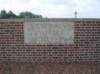 Hem Farm Military Cemetery.  France. | Copyright.  Mr. Alan Cooper.