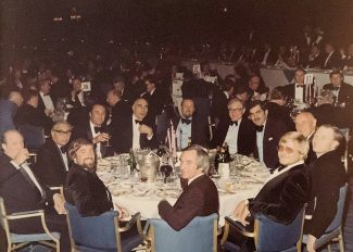 BHGC members attending a PGA Dinner at The Grosvenor Hotel in the 1980s | Jill Hair